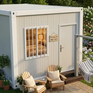 Modular House Knock-down House for Glamping Cabin Resort Low Freight Cost