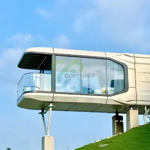 Modular Mini Prefabricated Tiny Houses on Wheels Luxury Capsule House 3 Bedroom 2 Bedroom
