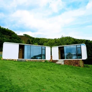 Modular Mobile Apple Cabin Smart Guest Living House Full Loaded Intelligent System Turnkey Portable Price