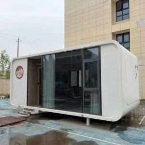 Modular Mobile Steel Container Conference Pod for Teams Eco-Friendly Lightweight Office Building Solution