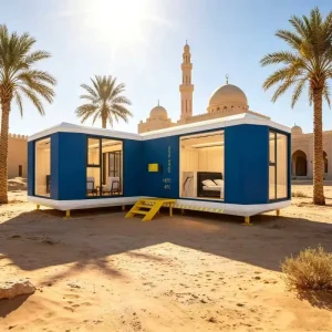 Modular Movable Capsule House Aluminium Apple Cabin Prefabricate Pod Anti Desert Gobi UV Middle East Region