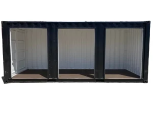 Modular Outdoor Self Storage Container with Multi Door Access Wind and Rain Resistant Structure
