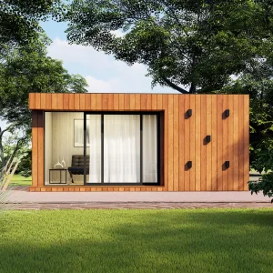 Modular Pod Insulated Room Flat Pack Outdoor Wood SIPs Prefabricated Home Small Garden Office Durable Prefab Tiny House Kit