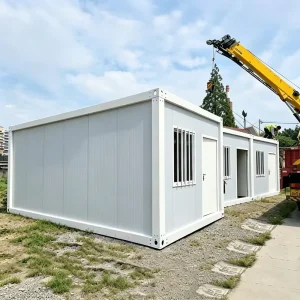 Modular Prefab Container House 20Ft Galvanized Steel Frame Portable Tiny Home Vibrant Shopping Mall Workshop