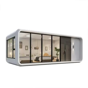 Modular Prefab Container House Portable Office Apple Cabin Tiny Homes