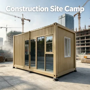 Modular Prefab House with Tenon and mortise Structure for Oilfield Staff Accommodation and FIFO Camp