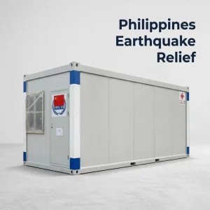 Modular Solar Powered Steel Classroom for Earthquake Recovery in Philippines