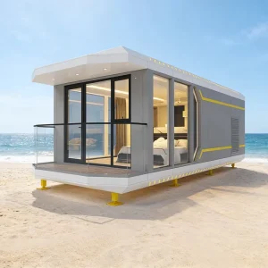 Modular Space Capsule House All Aluminium Apple Cabin Marine Level Anti Corrosion Salt Resistance No Rust Sea