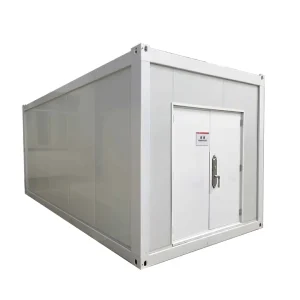 Movable 20ft Low Cost Flat Pack Modulares Prefabricadas Container Warehouse