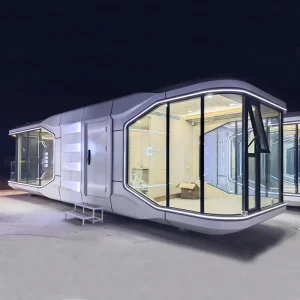 Movable Intelligent Space Capsule Sun Room Light Steel Waterproof Quick Assembly Container House with Fast Install for Hotel Use