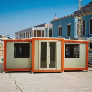 Movable Portable Expandable Prefabricated Villa Ship Container Steel Structure Waterproof Windproof Breathable House
