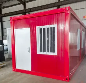 Movable Prefab Container House Color Steel Sheet Modern Minimalist Design Easy Installation for Office Residence Barrack