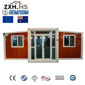 Movable Reusable Global Shipping Standard Size Home Living Expandable Steel Container House
