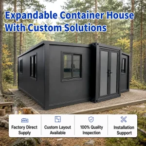 Move in Ready 20 40 Ft Mobile Modular Home Windproof Prefabricated Expandable Container House Luxury Tiny House Resort