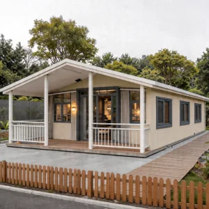 Multi Colored Twin Wing Houses with Terraces Support Customized Overseas Travel and Preferred Box Houses