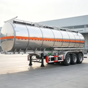 Multi Compartment Oil Tank Semi Trailer with >30000 kg Payload for Fuel Distribution