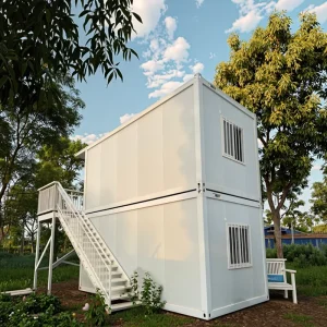 Multi Function Quick Build Container House Dual Purpose Living Office Container House for Small Project on Site Use