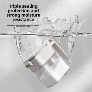 Multi Purpose Airtight Moisture Proof Modern Minimalist Glass Seasoning Jars Condiment Containers Kitchen Storage Container