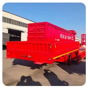 Multi Purpose Cargo Semi Trailer 2/3/4 Axle for Container Bulk Goods Flatbed Cargo Semi Trailer