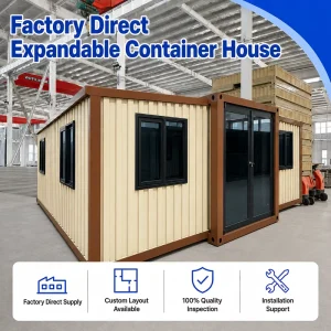 Multi room Design 20 40 Ft Tiny House Prefabricated Expandable Container House Luxury Modular Home With Kitchen Bathroom
