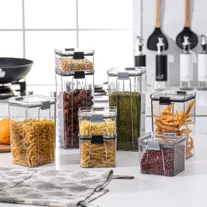 Multifunctional Reusable Large Bulk Cereal Container Airtight Food Storage Container