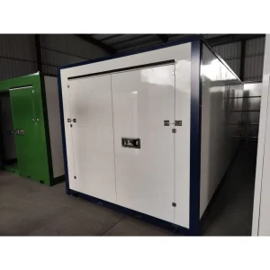 Multiple-Door Partitioned Self-Storage Container, Stackable Portable Foldable Shipping Storage