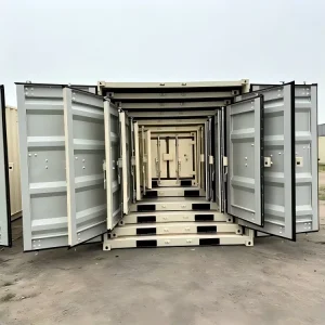 Nestable Mobile Storage Units 5ft 10ft Collapsible Shipping Container with Powder Coating