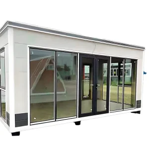 New 20 Feet Flat Pack Steel Container House with Modern Design for Office Building Apartment Workshop Hotel Villa Warehouse