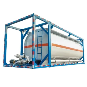 New 20 Foot Tank Container with Pump Corrosion Non-standard 26000 Liters Capacity China/Hubei