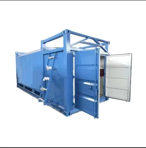 New 20ft 40ft Moveable Carbon Steel Water Storage Tank Pump Container with Motor Remote Monitoring & Control for Sale
