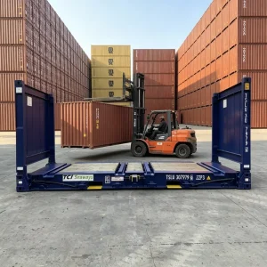 New 20ft Dry Cargo Flat Rack Shipping Container