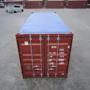 New 20ft High Cube Steel Open Top Shipping Container with Soft Top