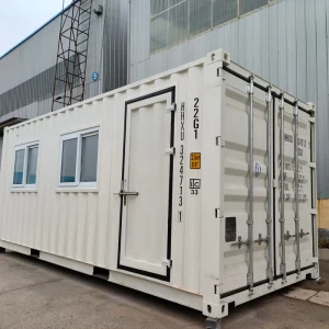 New 20ft Mobile Office and Canteen Converted Shipping Containers with Equipment and Tables