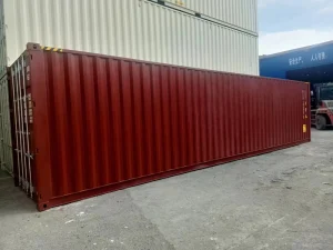 New 40HQ Shipping Container CSC Approved for Sea & Land Transportation