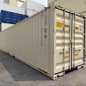 New 40ft High Cube Double Door Shipping Container SPA-H Steel CCS Certified for Global Logistics
