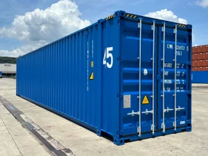 New 45 Feet High Cube Pallet Wide Shipping Container Large Volume 86CBM Dry Van Marine Container for Logistics Storage