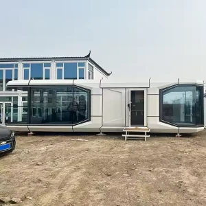 New Design Fast Assembled Customized 3 Bedroom Prefabricated Modular Steel Container Houses Space Capsule House