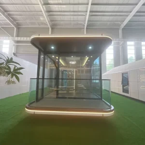 New Design Trend Apple Cabin Prefabricated Tiny House Homes Movable Shed 2 Bedroom Portable Modular House