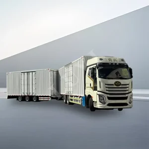 New Full Trailers 3-Axle Center-axle 53 FT Dry Van Trailers 80t Express Logistics Transportation Box Trailers