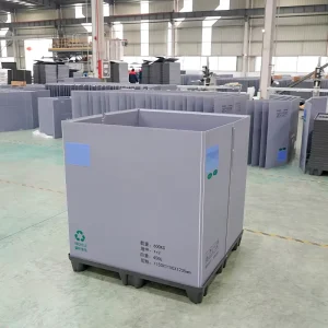 New Industry Heavy Duty Fruit Cover Plastic Foldable Containers Pallet Box