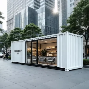 New Model Breathable Modern Container House Store Racks for Workshop Retail Outdoor Bars & Dessert Shops Mobile Store