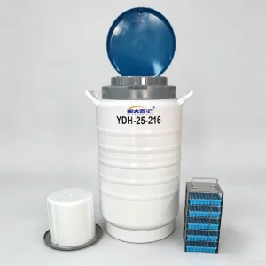 New Model Small 1.5liter 4 6cryo Storage Dewar Freezing Straw Large YDH 25 Dry Shipper Portable Adsorption of Liquid Nitrogen