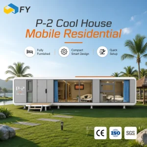 New P2 Apple Cabin House Villa Luxury Curved Glass Skylight Bedroom Suite Bathroom