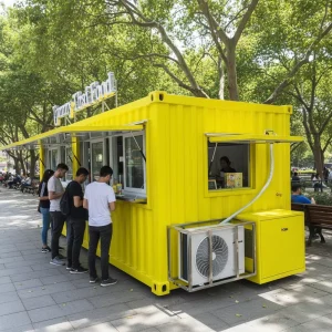 New Popular 20ft 40ft Container bar Restaurant Cafe House Container Kitchen Shop