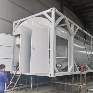New Self-produced 20ft Skid-mounted Corrosion Resistant Tank Container Pump 26000L Capacity Mobile/Fixed for Convenient