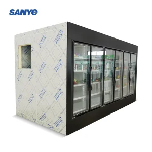 New Style Glass Door Display Freezer Room Cold Storage Walk In Cooler