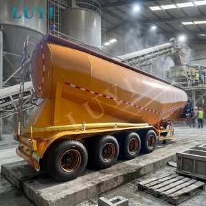 New & Used Dry Bulk Cement Tanker Semi Trailer 3/4 Axle Powder Fly Ash Transport Bulker Silo Trailer for Cement Plant