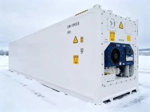 New and Used Steel Refrigerated Reefer Containers 20ft 67.4 Capacity Fruit Congelador BV Certification