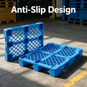 Nine Feet Flat Plastic Pallet Stable Support For Supermarket Daily Goods Backroom Stock Stacking Storage Board