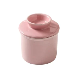 Nordic Style Modern Porcelain Cheese & Butter Storage Container with Flexible Design and Lid